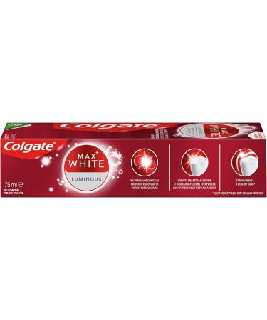 Colgate Max White Luminous Toothpaste 75ml - Pack of 1 - Buy Online on GoSupps.com