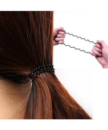 9 Pieces Spiral Telephone Cable Hair Ties - Elastic Bands for Girls & Ladies - 3 Colors - Buy Online on GoSupps.com