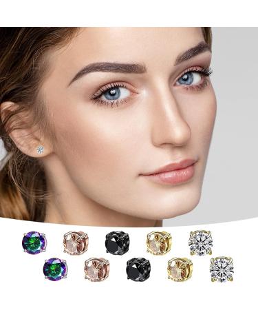 Magnet Earrings for Weight Loss | 6 Pairs Magnetic Acupressure & Lymphatic Drainage Therapy for Women - Buy Online on GoSupps.com