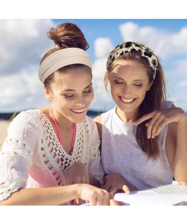 12 Pack Non-Slip Wide Headbands for Women - Yoga, Workout & Sports Headbands - Assorted Colors - Buy Online on GoSupps.com
