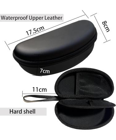 2 in 1 Contact Lens & Glasses Case Combo - Portable Leak Proof Includes Tweezer & Solution Bottle - Travel Essential (Grey - Buy Online on GoSupps.com