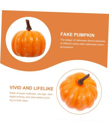 ABOOFAN 3 Sets Pumpkin Maple Decoration Maple Leaf Ornaments Realistic Pumpkin Harvest Pumpkin Decor Fake Pinecones Fake Acorns Halloween Props Party Decorations Artificial Foam Reward - Buy Online on GoSupps.com