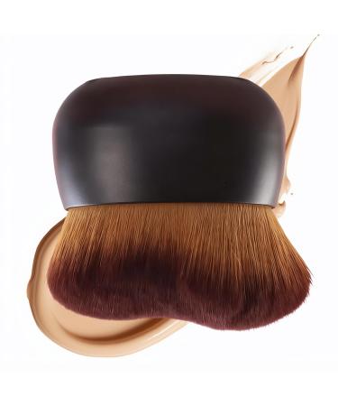 Body Bronzer Brush Large Head Extra Dense Bristles Tanning Applicator Bronzer Blend Foundation Applicator For Neck Arm Leg Concealer Contouring Black