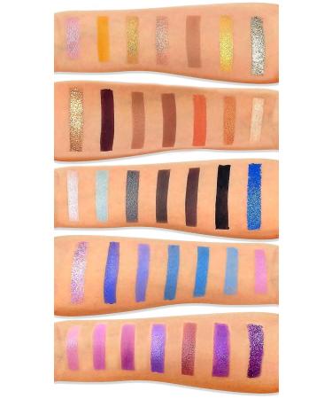 Alice+Jane 35 Color High Pigment Eyeshadow Palette with Glitter and Cream Lavender Brown - Shop Now - Buy Online on GoSupps.com