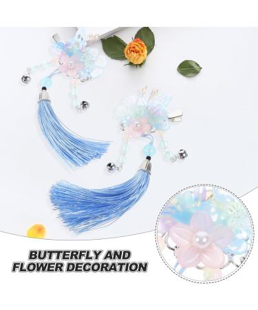 Didiseaon 1 Pair Butterfly Hair Clip Hair Barrettes for Women Thick Hair Asian Hair Accessories Kids Hair Clips for Girls Temperament Hair Clip Side Clip Modeling Alloy Child - Buy Online on GoSupps.com
