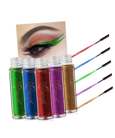 SOESFOUFU Colorful Eyeliner Pen Colored Eyeliner Pencils Liquid Eyeliner Waterproof Colored Eyeliners