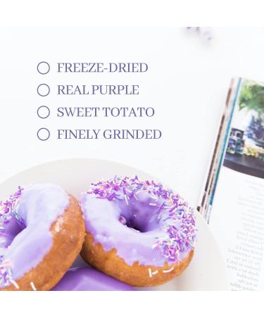 ORGFUN Purple Sweet Potato Powder - 100% Natural Ube (Purple Yam) - Locally Sourced - Gluten Free - 5.3 Oz - Buy Online on GoSupps.com