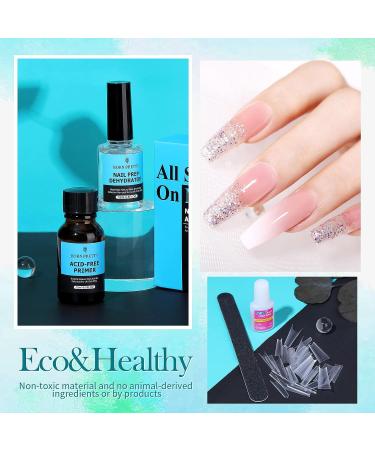 BORN PRETTY Acrylic Nail Kit 85Pcs Full Set - Pink White Clear Powder & Liquid for Quick Nail Extensions - Ideal for Beginners - Buy Online on GoSupps.com