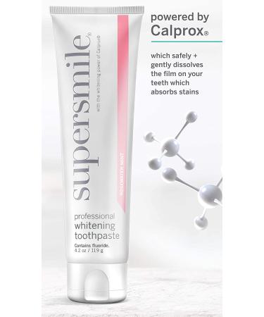Supersmile Professional Whitening Toothpaste - Rosewater Mint 4.2 oz for Bright Teeth - Buy Online on GoSupps.com