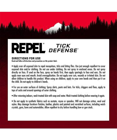 Repel Tick Defense Aerosol Spray 6.5oz (2 Pack) + Bonus Moist Towelettes & Wipes - Buy Online on GoSupps.com