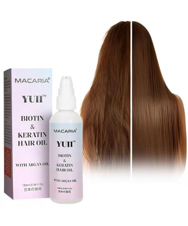 Macaria Herbal Pvt ltd Yuii Biotin & Keratin with Argan hair Fall Oil
