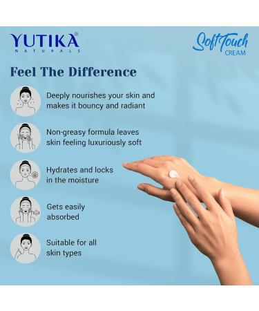 Yutika Softtouch Light Moisturizer Cream 500ml - Best Face & Skin Hydration | International Shipping - Buy Online on GoSupps.com