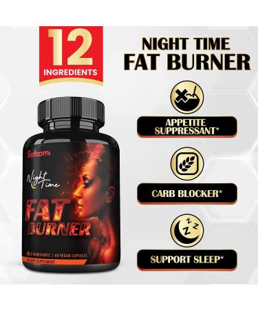 12-in-1 Night Time Fat Burner for Women - Metabolism & Body Support - 60 Capsules - Buy Online on GoSupps.com