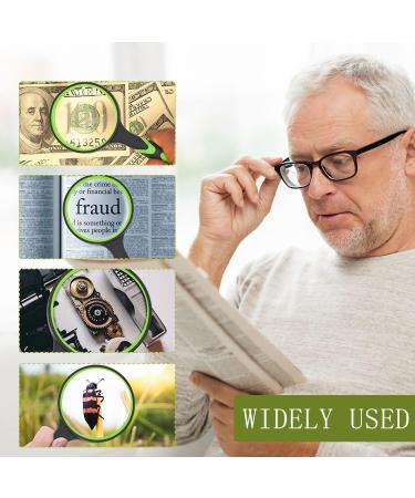 Aruiteng Magnifying Glass 10X Handheld Reading Magnifier 75mm Magnifying Lens with Non-Slip Soft Rubber Handle Shatterproof Magnifying Mirror for Reading Repair Observation AruitengTR108 - Buy Online on GoSupps.com