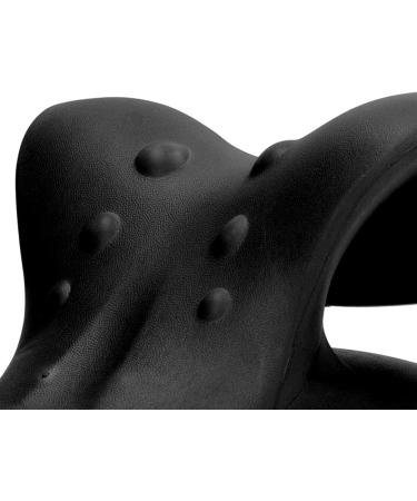 Neck Shoulder Relaxer Cervical Traction Device Arch Shaped Support Muscle Relaxing Ergonomic for Daily Use (Black) - Buy Online on GoSupps.com
