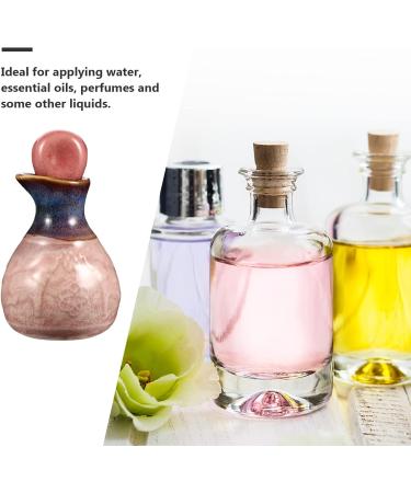 MAGICLULU 5 Sets Aromatherapy Bottle Essential Oil Bottle with Stopper Mini Perfume Dispenser Porcelain Aromatherapy Diffuser Art Pottery Mini Condiments Ceramics Vial Pink Vintage - Buy Online on GoSupps.com
