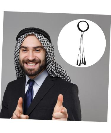 Beatifufu Men Arabian Costume Scarf Headband Arabian Costume Accessory Arab Costume Accessories Headband Scarf Arab Costume Headband Head Scarf Rope Arab Costume for Men Arab Head Scarf - Buy Online on GoSupps.com
