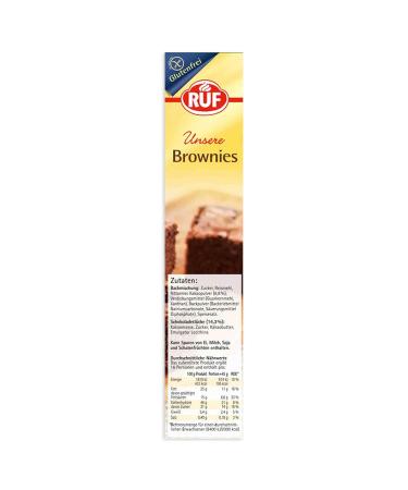 Gluten-Free Chocolate Brownies with Chocolate Pieces - Vegan & Delicious 8 Pack (420g) | Perfect for Celiac Disease | Order Internationally - Buy Online on GoSupps.com
