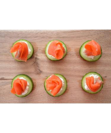 Smoked Salmon Sockeye Lox Cold Smoked Wild Caught Pacific Canadian Fish Sliced (2-lb) 907 g (Pack of 1) - Buy Online on GoSupps.com