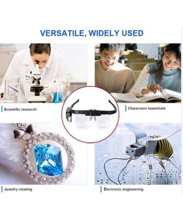 Lightweight Magnifying Glass Adjustable 6 Kinds of Lens Lighting Magnifying Glass for Reading Newspaper Repaiwatch/1Cps Lofty Ambition - Buy Online on GoSupps.com