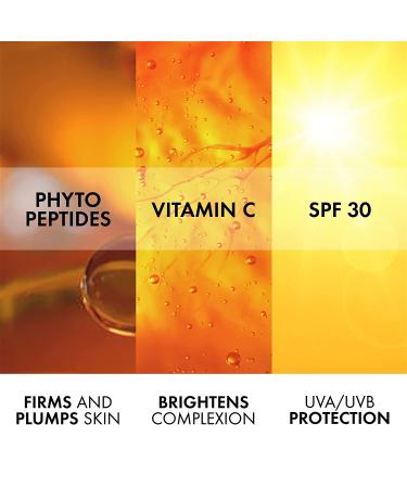 Vichy LiftActiv Sunscreen Peptide-C Face Moisturizer SPF 30 | Anti-Aging Cream with Peptides & Vitamin C | Brighten, Firm, Reduce Wrinkles & Dark Spots - Buy Online on GoSupps.com