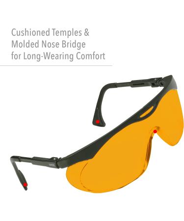 Uvex Skyper Blue Light Blocking Computer Glasses SCT-Orange Lens | S1933X - Buy Online on GoSupps.com