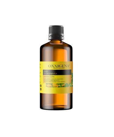 Oxxigena Calendula oil (oleolith) - 250 ml - displayed for scars cracks cracked skin redness and burns.Nursing and soothing for sensitive and delicate skin - vegan GMO -free 250 ml (1 Pack)