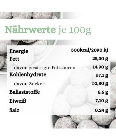  1001 Frucht 1001 Frucht | Elegant Chocolate Covered Coffee Beans and a Touch of Powdered Sugar - "Royal Quality" - Coffee - 1001 Fruit - Exclusive - Nuts - Dried Fruits - Spices - 500 g - Buy Online on GoSupps.com