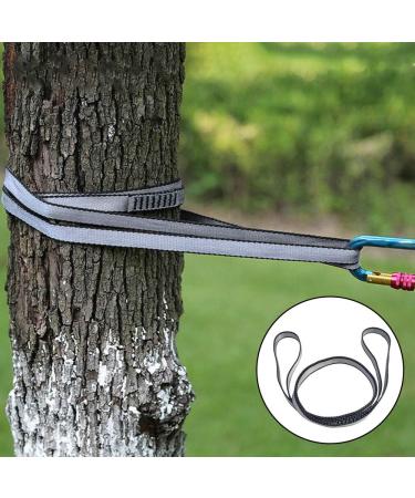 Foser 18mm Nylon Climbing Loop Runner - 23kn Rope for Climbing Mountaineering & Hiking (Gray 2 PCs 60cm/24in) - Durable Emergency Equipment - Buy Online on GoSupps.com