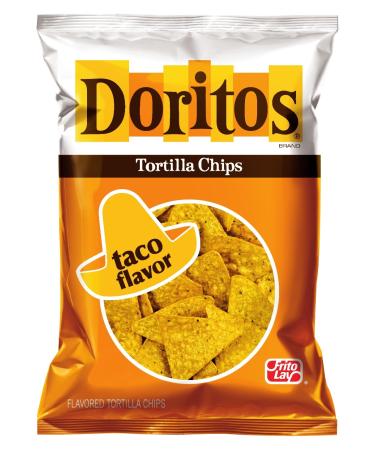 Doritos Tortilla Chips, Taco, 9.75 Ounce (Pack of 1) Taco 9.75 Ounce (Pack of 1)