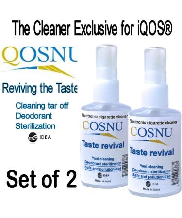 iQOS Cleaner Exclusive - COSnu 50ml 2 (100ml) | Best Cleaning Liquid for iQOS Devices - International Shipping Available - Buy Online on GoSupps.com
