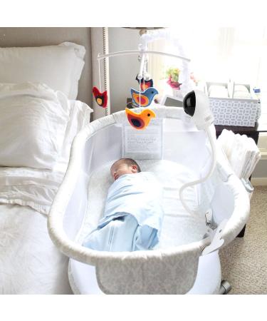 Flexible Gooseneck Clip Mount for Eufy Baby Monitor Camera - White | Easy Crib Installation Without Wall Damage - Buy Online on GoSupps.com