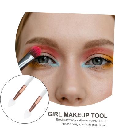 Baluue 24 Pcs Eye Shadow Brush Home Use Eyeshadow Brush Dual Sided Eyeshadow Eye Primer Wooden Handle - Buy Online on GoSupps.com
