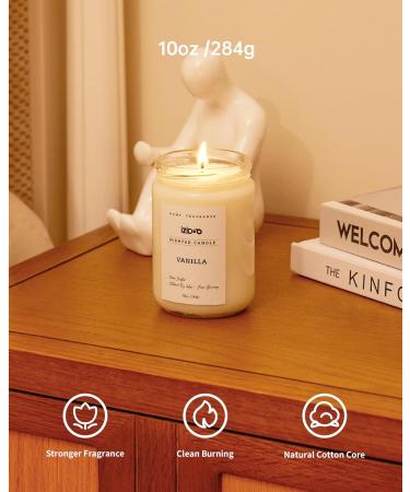 IZIDDO Vanilla Scented Candles - 10 Oz Handmade Gift Set for Home | Extra Strong Fragrance for Women & Men - Buy Online on GoSupps.com