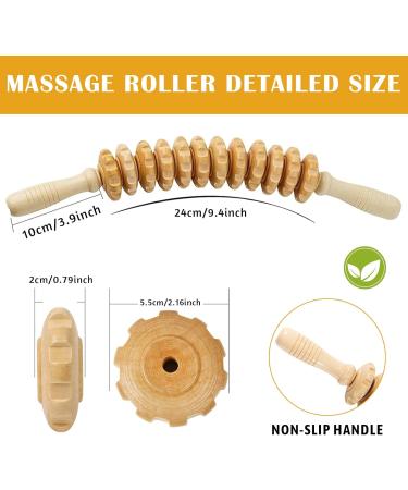 Premium Anti-Cellulite Massage Roller | Body Roller with Handle & Scooter for Legs | International Shipping Available - Buy Online on GoSupps.com