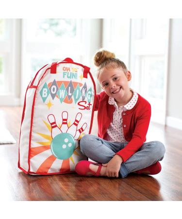 MindWare Oh So Fun! Deluxe Foam Bowling Set for Kids Ages 3 & Up - Buy Online on GoSupps.com
