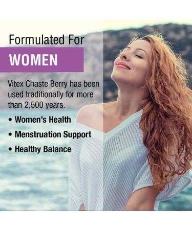 SOLARAY Vitex Berry 400mg | PMS Herbal Support | Vitex Agnus-Castus Whole Berry | Dietary Supplement | Vegan Lab Verified | 100 Vegetarian Capsules - Buy Online on GoSupps.com