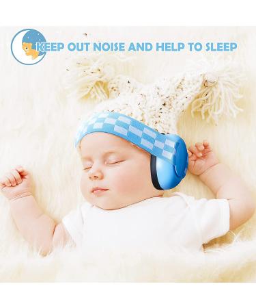 Adjustable Baby Ear Protection Headphones | Noise Cancelling Earmuffs for Toddler Kids (Blue) | 3 - 24 Months | Includes Cloth Bag - Buy Online on GoSupps.com