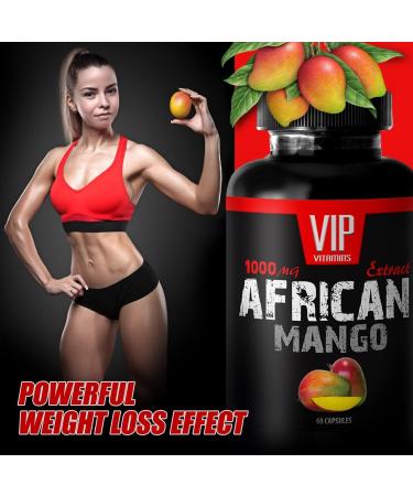 Organic African Mango Extract Capsules 1000MG - 120 Caps - Fat Loss Supplement - Buy Online on GoSupps.com