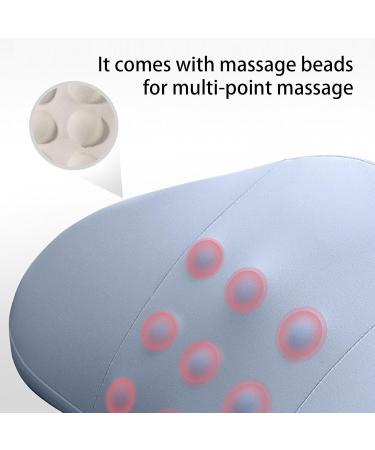 SOULAGRY Car Lumbar Support - Comfortable Driving Back Support Comfortable Lumbar Support Pillow for Car Ergonomic Back Cushion for Workplace Blue - Buy Online on GoSupps.com