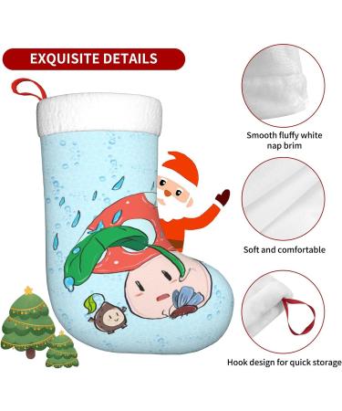 YYHHAOFA Sunflower Seeds and Mushroom Prints Christmas Decorative Stockings : Soft Light and Tactile Suitable for Christmas Holiday Party - Buy Online on GoSupps.com