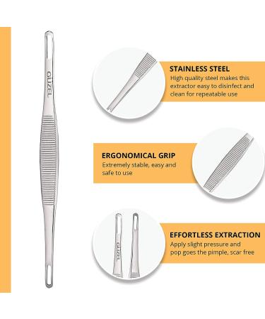 Schamberg Comedone Blackhead Extractor & Remover Tool | Acne Treatment | Facial Tools for Men and Women | 100% Stainless Steel - Buy Online on GoSupps.com