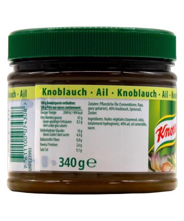 Buy Knorr Mise en Place Garlic Paste 340g - Authentic Flavor for Cooking | International Shipping Available - Buy Online on GoSupps.com