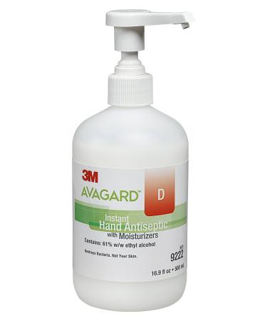 Avagard D 3M Healthcare Sanitizer Hand Gel with Moisturizer  16.9 Fluid Ounce  White (9222)