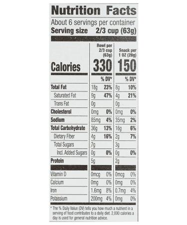 Cascadian Farm Organic Coconut Cashew Granola | No Added Sugar | 14 oz - Buy Online on GoSupps.com