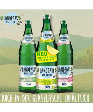 Buy Double Pack Landpark Bio-refresher Drink Lemon - 24x0.5L Tetra Pak | Natural Sugar-Free Mineral Water | Tasty Organic Lemon Water | International Shipping Available - Buy Online on GoSupps.com