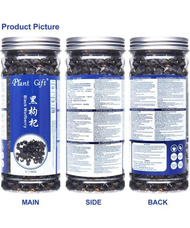 100% Dried Black Wolfberry 100G/3.52oz baies de Goji noires th aux baies de Goji noires th sans caf ine sans gluten - Buy Online on GoSupps.com