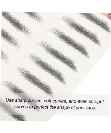 Hemoton 16 Pcs tattoo eyebrow decals make up 4d eyebrows eyebrow transfer stickers - Buy Online on GoSupps.com
