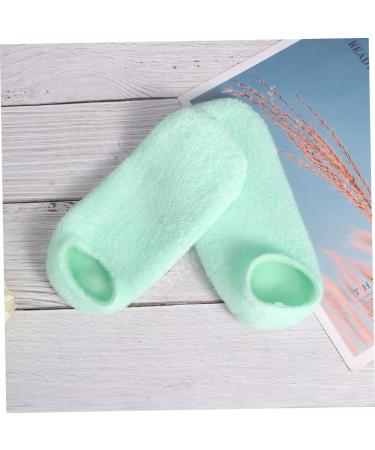 POPETPOP 2 Pairs Cracked Heels Guard Moisturizing Short Socks Hard Feet Socks Moisturising Socks and Gloves Dry Feet Socks Dead Skin Socks Feet Healing Socks Gel Socks Anti-Crack Earth - Buy Online on GoSupps.com