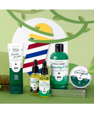 Monsieur BARBIER Men's Gift Set | Styling & Nourishing | Natural Vegan French | Styling Wax Conditioner & 2-in-1 Beard & Hair Brush | For a hairstyle that can withstand anything - Buy Online on GoSupps.com